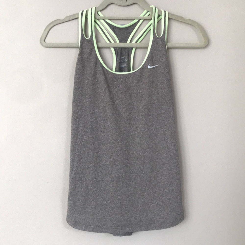 Athletic razor back tank top